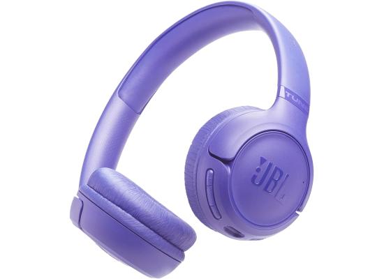 JBL Tune 530 BT Wireless On-Ear Headphones with JBL Pure Bass Sound, Bluetooth 6.0, Foldable Design and 76-Hour Battery Life, Google Fast Pair/Microsoft Swift Pair, Purple
